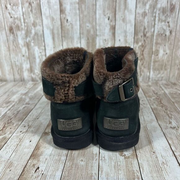Ugg Jocelin‎ black bootie ankle cut Womens 6 - Picture 3 of 8